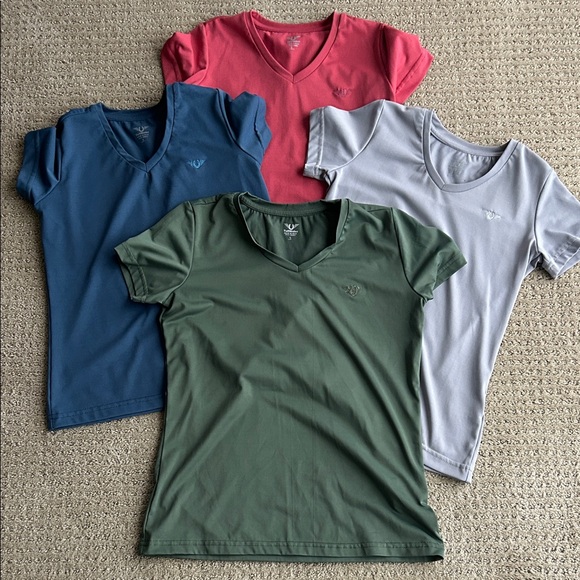 Kids Tuffrider performance Tees - Multi-Color Pack set of 4 -small - Picture 1 of 3